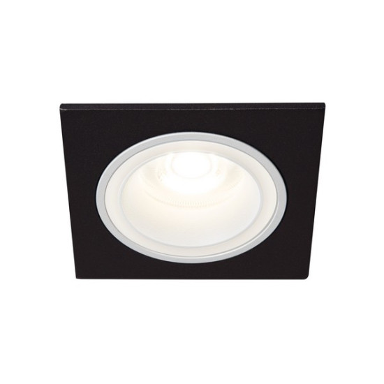 Kanlux Feline DSL fekete-fehér beépíthető dekorációs keret (KAN-37258) Gx5,3/GU10 1 izzós IP20