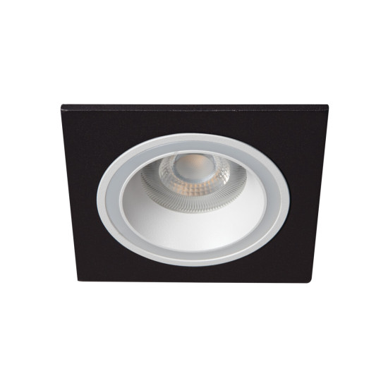 Kanlux Feline DSL fekete-fehér beépíthető dekorációs keret (KAN-37258) Gx5,3/GU10 1 izzós IP20