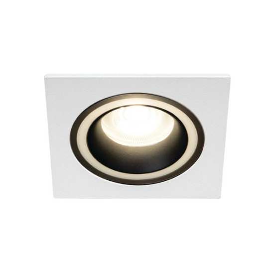 Kanlux Feline DSL fehér-fekete beépíthető dekorációs keret (KAN-37260) Gx5,3/GU10 1 izzós IP20