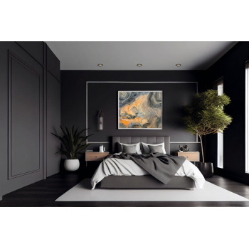 Kanlux Feline DSO fekete beépíthető dekorációs keret (KAN-37250) Gx5,3/GU10 1 izzós IP20
