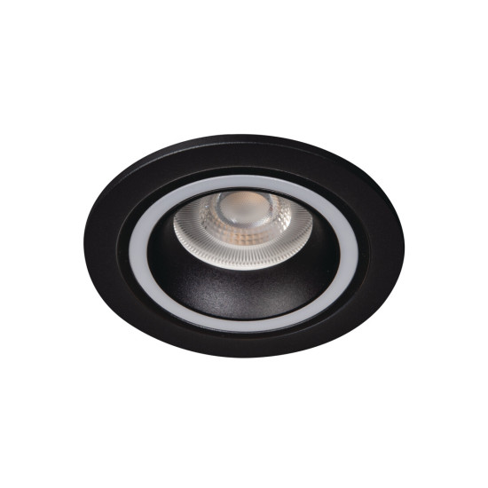 Kanlux Feline DSO fekete beépíthető dekorációs keret (KAN-37250) Gx5,3/GU10 1 izzós IP20