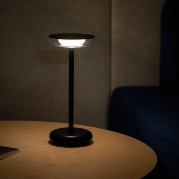 Kanlux Fluxy fekete vezeték nélküli LED asztali lámpa (KAN-37311) LED 1 izzós IP44