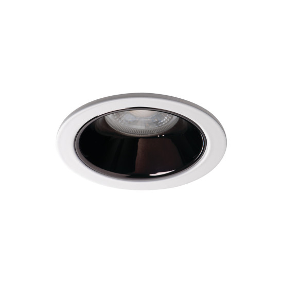 Kanlux Glozo DSO fehér-fekete beépíthető dekorációs keret (KAN-36219) Gx5,3/GU10 1 izzós IP20