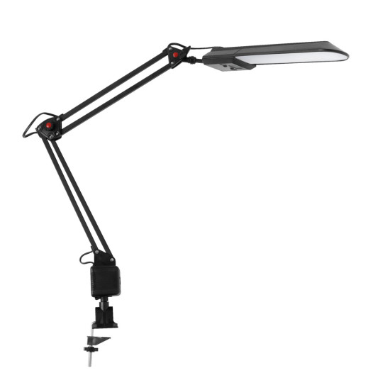 Kanlux Heron II fekete LED csiptetős lámpa (KAN-27602) LED 1 izzós IP20