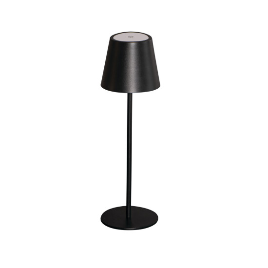 Kanlux Inita fekete vezeték nélküli LED asztali lámpa (KAN-36321) LED 1 izzós IP54