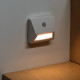 Kanlux Irs fehér elemes LED lépcsővilágító lámpa (KAN-37392) LED 1 izzós IP54