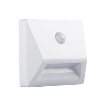 Kanlux Irs fehér elemes LED lépcsővilágító lámpa (KAN-37392) LED 1 izzós IP54