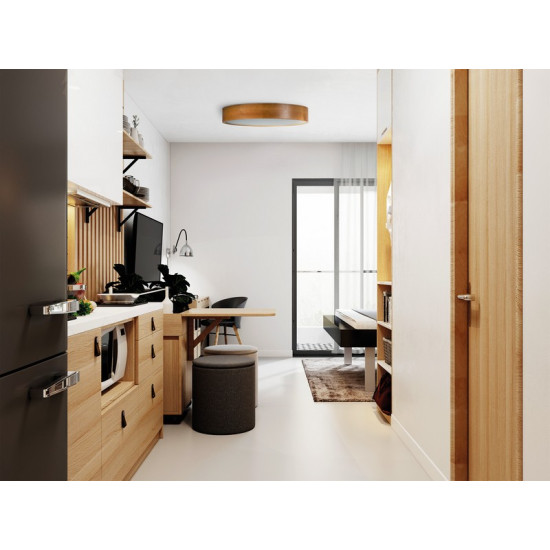 Kanlux Jasmin arany tölgy mennyezeti lámpa (KAN-36441) E27 2 izzós IP20