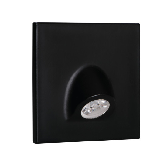 Kanlux Mefis fekete LED lépcsővilágító lámpa (KAN-32497) LED 1 izzós IP20