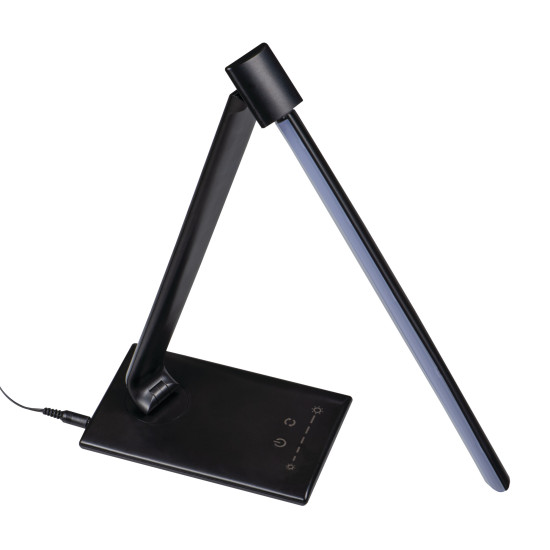 Kanlux Preda fekete LED asztali lámpa (KAN-35780) LED 1 izzós IP20