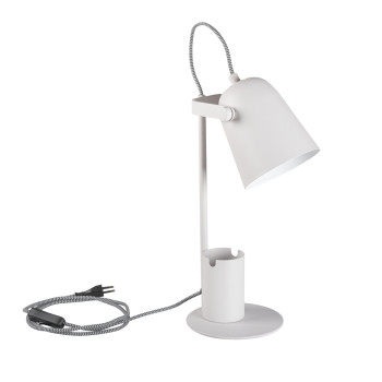 Kanlux Raibo fehér asztali lámpa (KAN-36281) E27 1 izzós IP20
