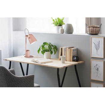 Kanlux Raibo rózsaszín asztali lámpa (KAN-36285) E27 1 izzós IP20