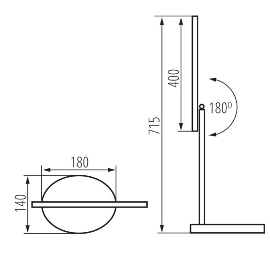 Kanlux Rexar fehér LED asztali lámpa (KAN-33070) LED 1 izzós IP20