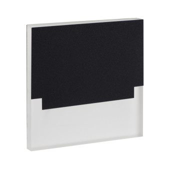 Kanlux Sabik fekete LED lépcsővilágító lámpa (KAN-29852) LED 1 izzós IP20