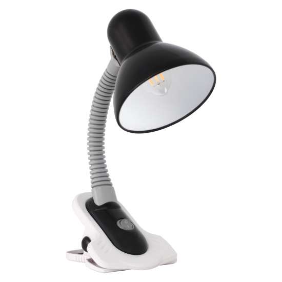 Kanlux Suzi fekete csiptetős lámpa (KAN-7151) E27 1 izzós IP20