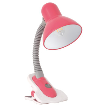 Kanlux Suzi rózsaszín csiptetős lámpa (KAN-7153) E27 1 izzós IP20