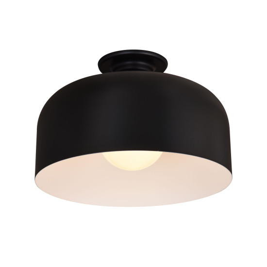 Klausen Abel PL1 fekete mennyezeti lámpa (100014) E27 1 izzós IP20