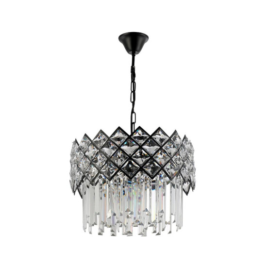 Klausen Adorr SP8 fekete csillár (KL118002) E14 8 izzós IP20