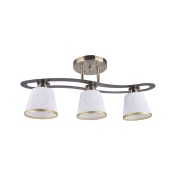 Klausen Alba 3 antik bronz-barna mennyezeti lámpa (LY-3182) E27 3 izzós IP20