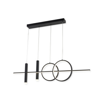 Klausen Altheia SP4 fekete LED függesztett lámpa (KL142089) LED 1 izzós IP20