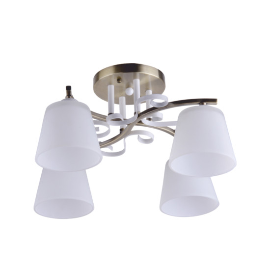 Klausen Anita 4 antik bronz mennyezeti lámpa (LY-3104) E27 4 izzós IP20