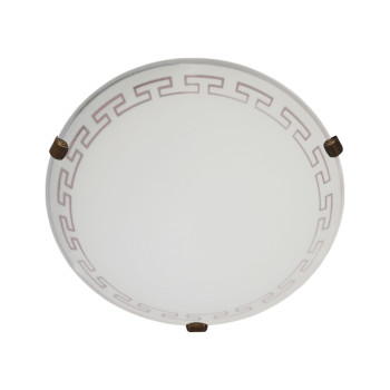 Klausen Athena D300 fehér-barna mennyezeti lámpa (KL4296) E27 1 izzós IP20