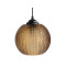 Klausen Azurro SP1 fekete-borostyán függesztett lámpa (KL111081) E27 1 izzós IP20