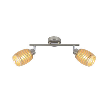 Klausen Blind AP2 nikkel mennyezeti lámpa (KL162001) E14 2 izzós IP20