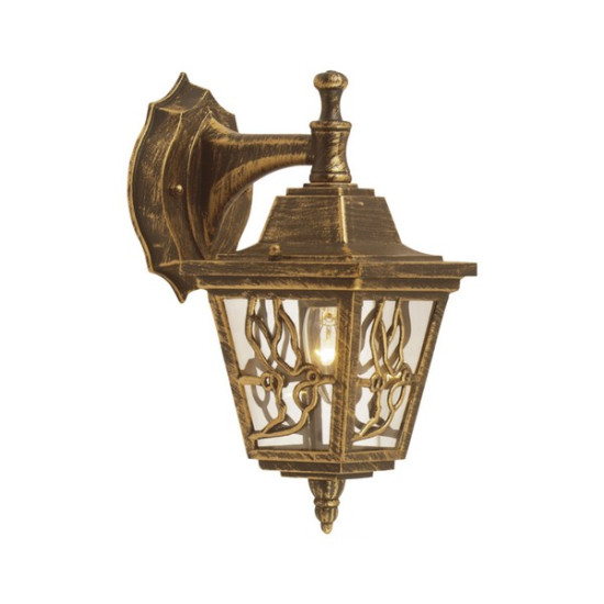 Klausen Boston 3 antik bronz kültéri falikar (KL5490) E27 1 izzós IP44