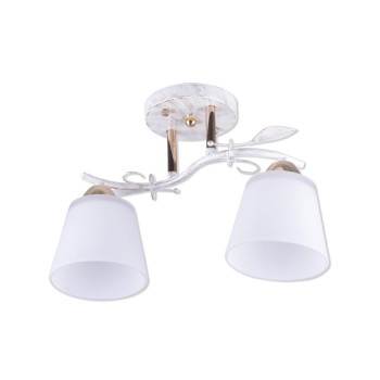 Klausen Brush 2 fehér-arany mennyezeti lámpa (LY-3139) E27 2 izzós IP20