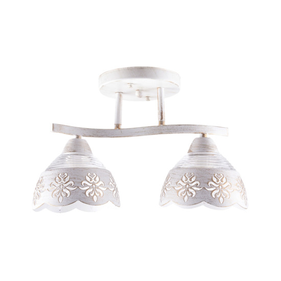 Klausen Buquet 2 fehér-arany mennyezeti lámpa (LY-3210) E27 2 izzós IP20