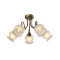 Klausen Columbine 5 antik bronz mennyezeti lámpa (KL105004) E27 5 izzós IP20
