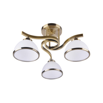 Klausen Darla 3 antik bronz mennyezeti lámpa (LY-3309) E27 3 izzós IP20