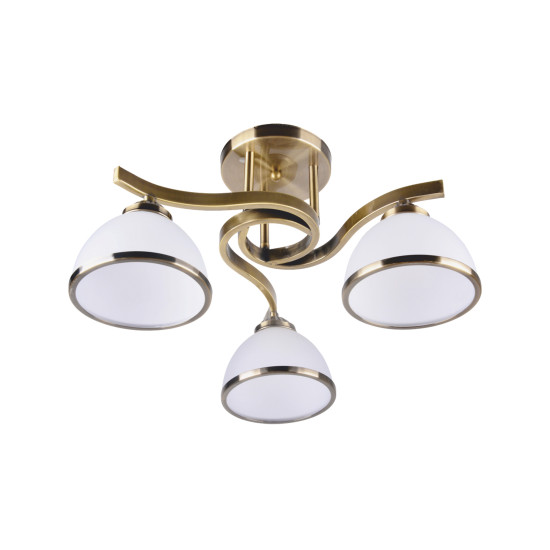 Klausen Darla 3 antik bronz mennyezeti lámpa (LY-3309) E27 3 izzós IP20