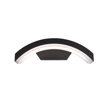 Klausen Delta 3 fekete LED kültéri fali lámpa (KL121038) LED 1 izzós IP54