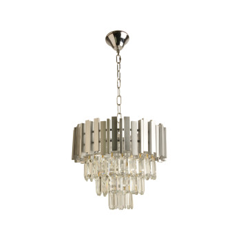 Klausen Discret SP5 ezüst függesztett lámpa (KL115001) E14 5 izzós IP20