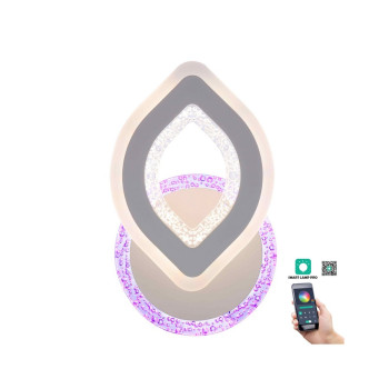 Klausen Doris AP1 fehér LED fali lámpa (KL151050) LED 1 izzós IP20