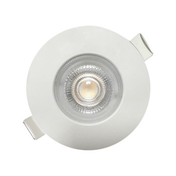 Klausen Down W fehér fürdőszobai LED mennyezeti spotlámpa (KL171003) LED 1 izzós IP44