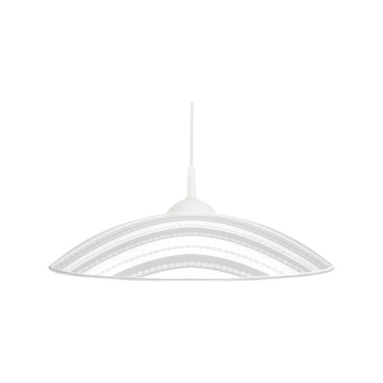 Klausen Dune P30 fehér-ezüst függesztett lámpa (LY-6078) E27 1 izzós IP20