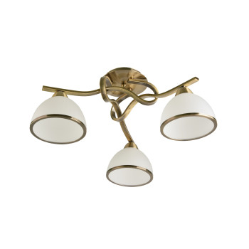 Klausen Eggo 3 antik bronz mennyezeti lámpa (LY-3490) E27 3 izzós IP20