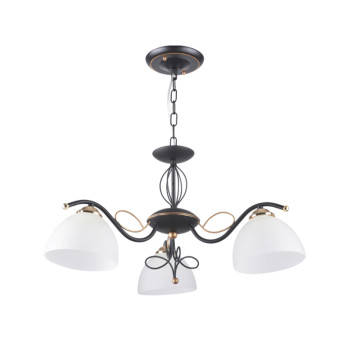 Klausen Eloro SP3 fekete-arany csillár (LY-3244) E27 3 izzós IP20