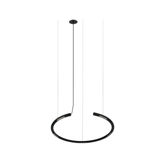 Klausen Essential 30W fekete LED függesztett lámpa (142065) LED 1 izzós IP20