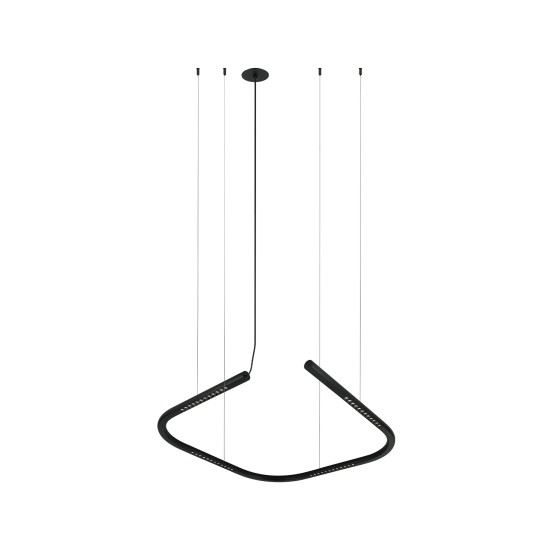 Klausen Essential 36W fekete LED függesztett lámpa (142061) LED 1 izzós IP20