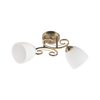 Klausen Fabi 2 antik bronz mennyezeti lámpa (LY-3373) E27 2 izzós IP20