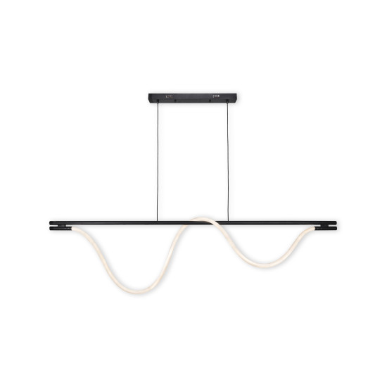 Klausen Fiora SP1 fekete LED függesztett lámpa (KL142077) LED 1 izzós IP20