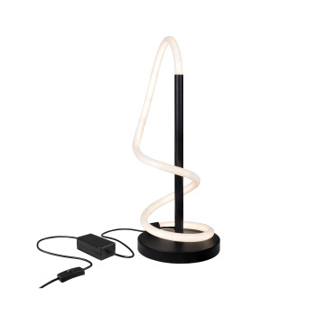 Klausen Fiora TL1 fekete LED asztali lámpa (KL148022) LED 1 izzós IP20