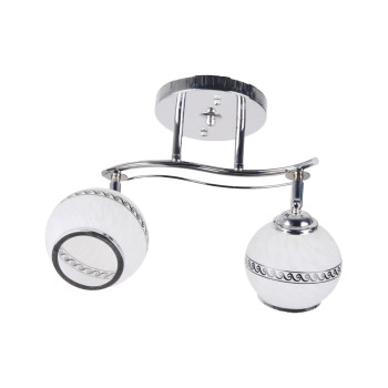 Klausen Flood 2 króm mennyezeti lámpa (LY-3056) E27 2 izzós IP20