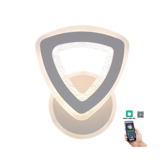 Klausen Floris AP1 fehér LED fali lámpa (KL151048) LED 1 izzós IP20