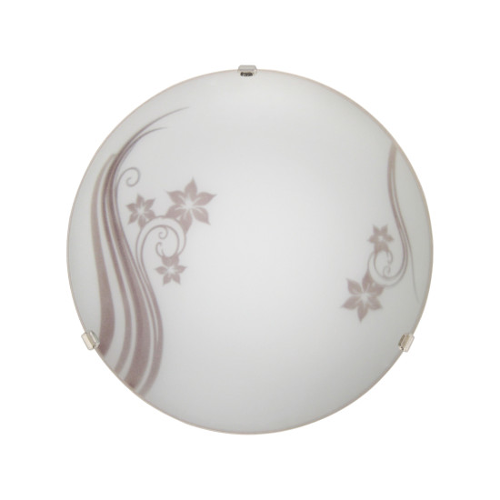 Klausen Flos 40 fehér-króm mennyezeti lámpa (LY-6007) E27 2 izzós IP20