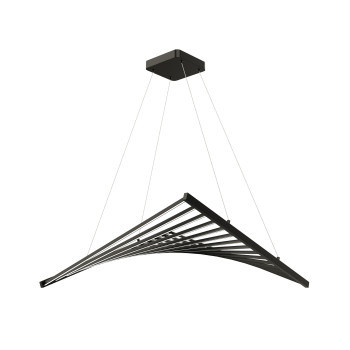 Klausen Fluctus SP1 fekete LED függesztett lámpa (142074) LED 1 izzós IP20